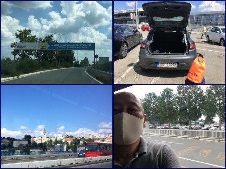 187 "Au revoir Clio" Drop-off at Belgrade Airport and take a bus to the city. "Where did Carlos go"